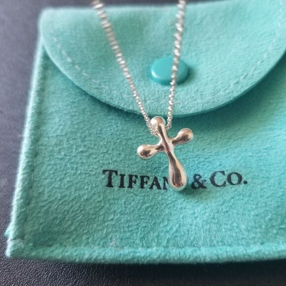 Tiffany & Co. Cross Pendant Necklace - Picture 3 of 8